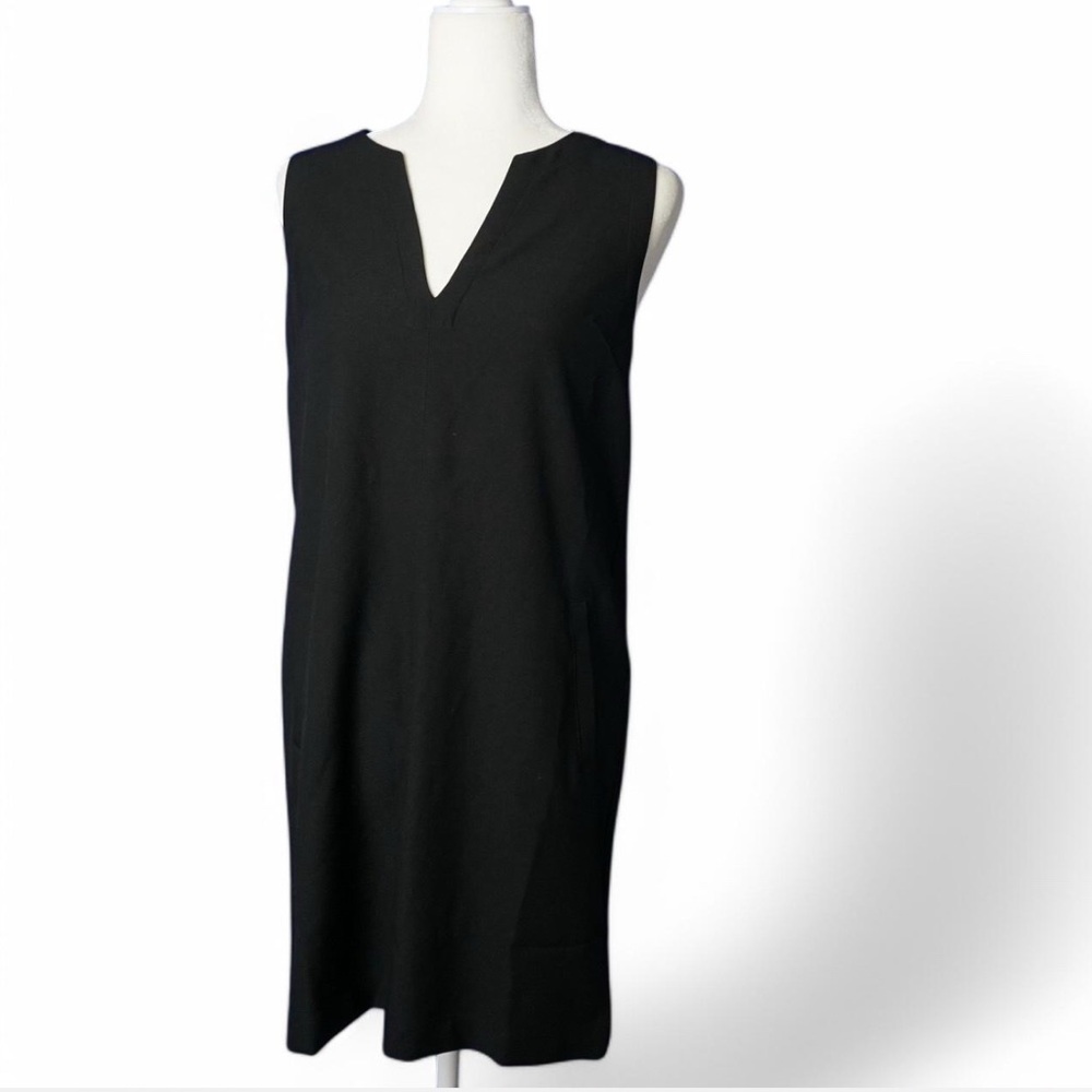 💜 NWT GAP Black Zen Shift Sleeveless Dress (XS)